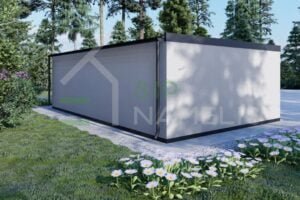 Prefab Double Garage Jack 8x5 m, 40m²