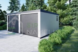 Prefab Double Garage Plymouth 5.8x5 m, 29m²