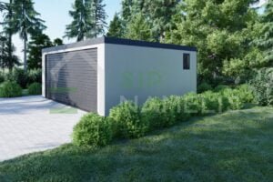 Prefab Double Garage Swanage 5.8x5 m, 29m²