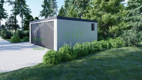 Prefab Double Garage Swanage 5.8x5 m, 29m²