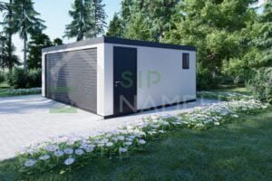 Prefab Double Garage Swanage 5.8x5 m, 29m²