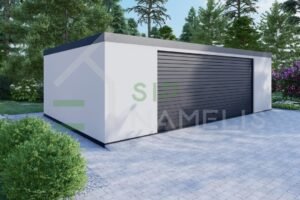 Prefab Double Garage Trelan 8x5 m, 40m²