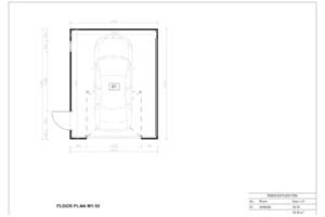 Single Garage 5x4 m, 20m²