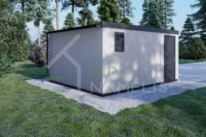 Single Garage 5x4 m, 20m²