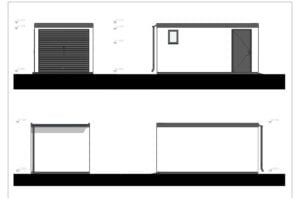 Single Garage Wyatt 5x2.9 m, 14,5m²