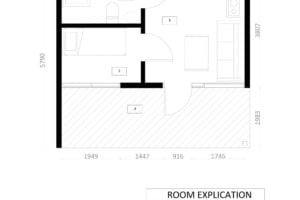 Insulated Garden House Hull 34m²