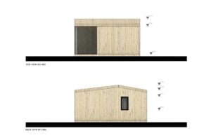 Insulated Garden House Hull 34m²