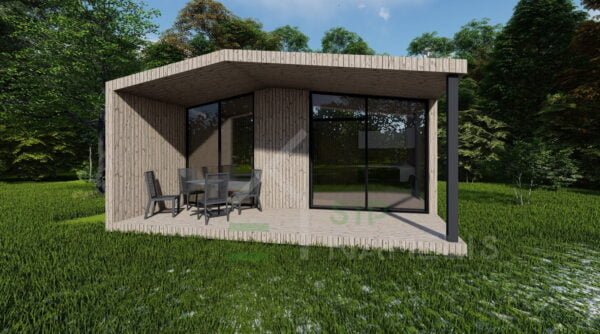 Insulated Garden House Hull 34m²