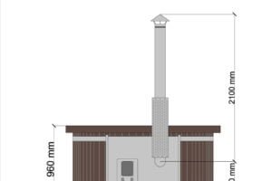 Outdoor Hot Tub Standard 180cm