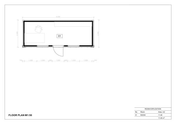 Container House Sangatte 12 m²