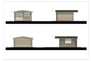 Garden Studio Eleanor 44mm, 4×4, 16 m²
