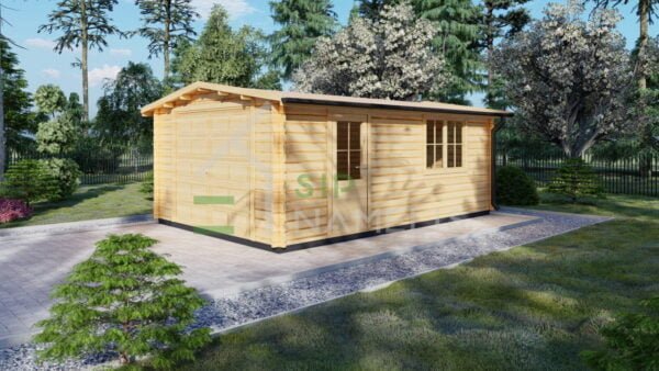 Wooden Garage Alesund 24 m²