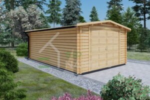 Wooden Garage Alesund 24 m²