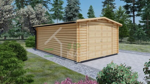 Wooden Garage Alesund 24 m²