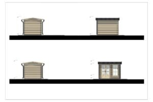 Wooden Garden Shed Tromso,44mm, 7 m²