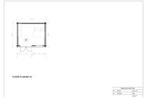 Wooden Garden Shed Tromso,44mm, 7 m²