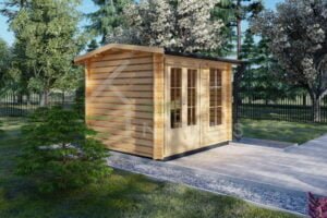 Wooden Garden Shed Tromso,44mm, 7 m²