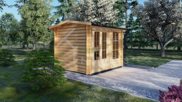 Wooden Garden Shed Tromso,44mm, 7 m²