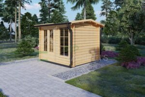 Wooden Garden Shed Tromso,44mm, 7 m²