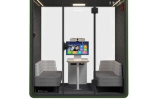 Mobile Office Soundproof Black L Size