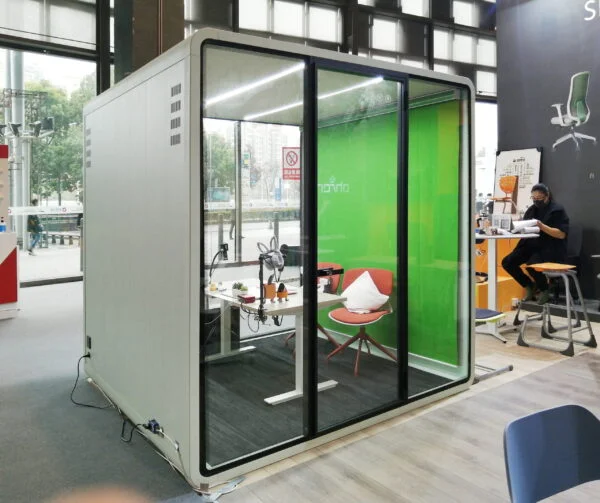 Mobile Silent Conference Room Black L Size