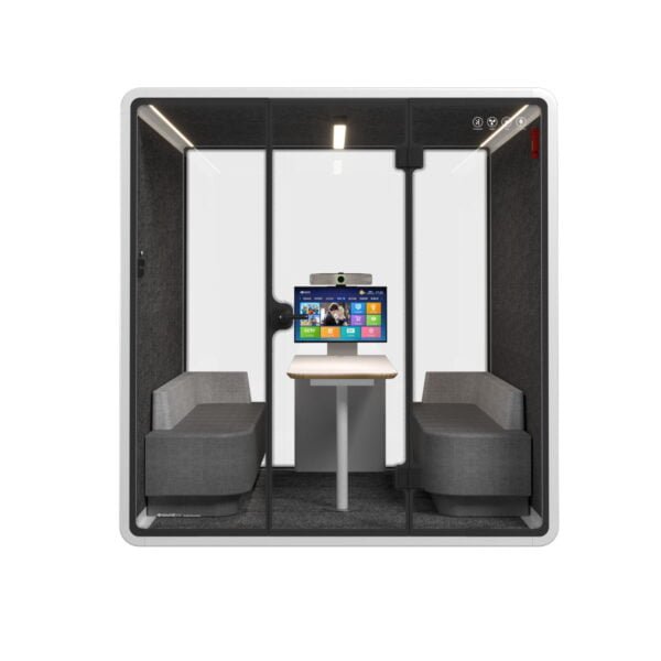 Smart Conference Room Soundproof Grey M Size
