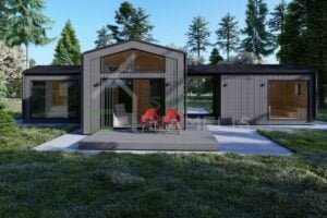 Modular House + Sauna Romulus 50m²