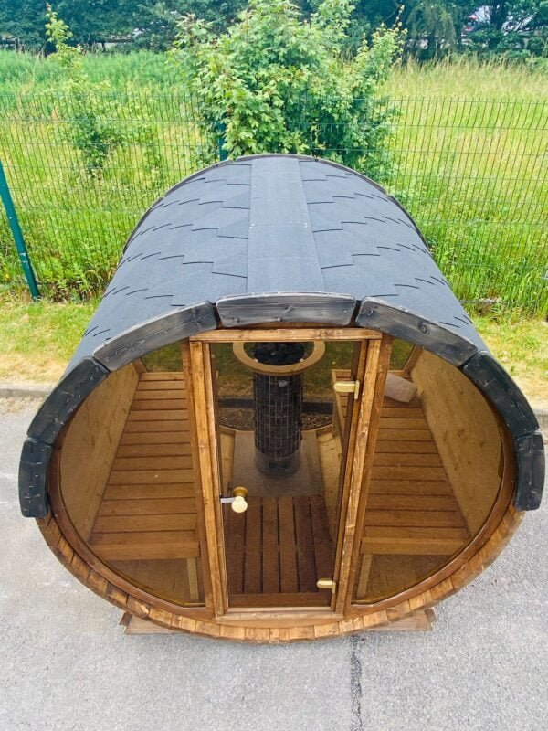 Barrel Sauna, 2x2 m