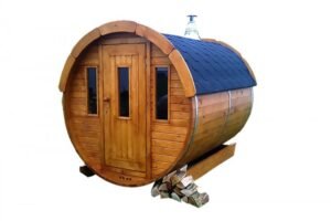 Barrel Sauna, 2x2.4 m