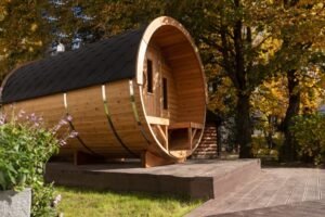 Barrel Sauna, 2x3 m