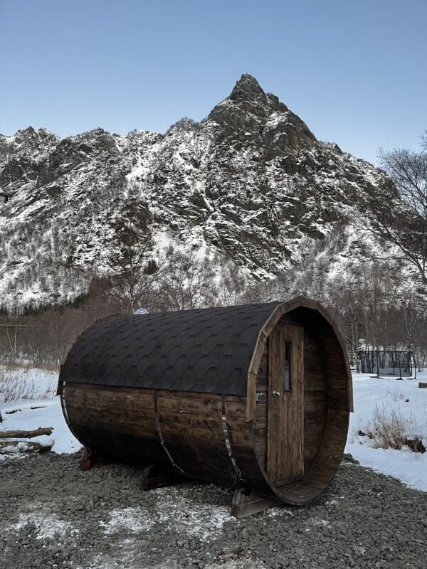 Barrel Sauna, 2x4 m