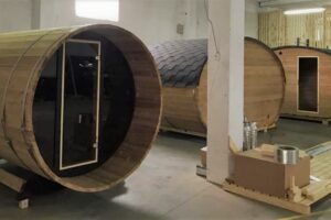 Barrel Sauna, 2x6 m