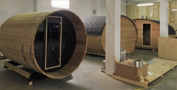 Barrel Sauna, 2x6 m