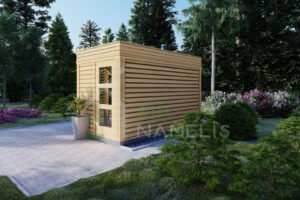 Finnish Sauna William + Changing Room, 2x4, 8 m²