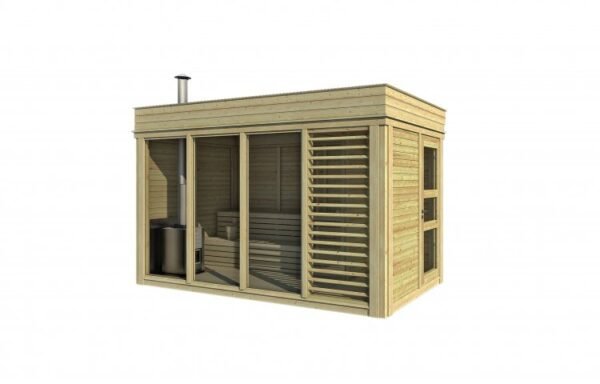 Finnish Sauna William + Changing Room, 2x4, 8 m²