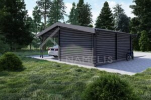 Garage + Carport 44mm Perdikkas II 37m²