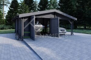 Garage + Carport 44mm Perdikkas II 37m²