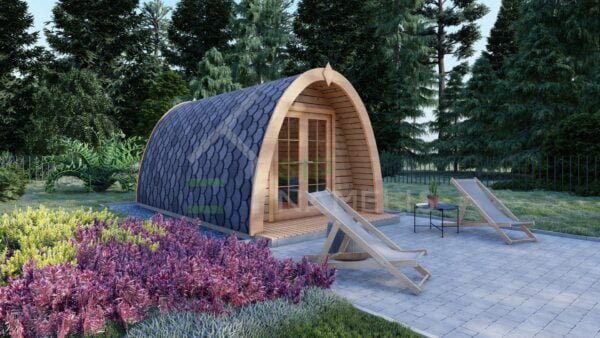 Glamping Pod Eagle 44mm 3x5, 15 m²