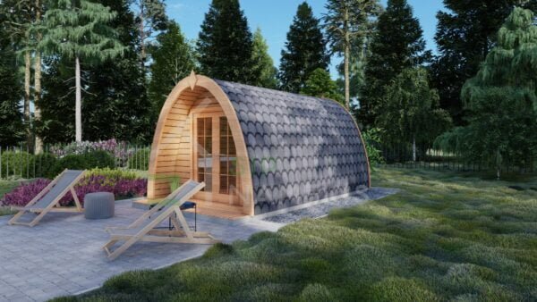 Glamping Pod Eagle 44mm 3x5, 15 m²