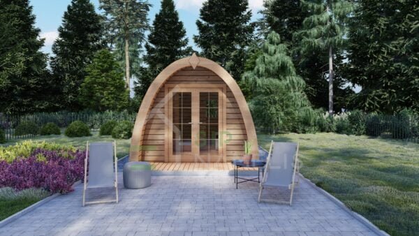 Glamping Pod Eagle 44mm 3x5, 15 m²