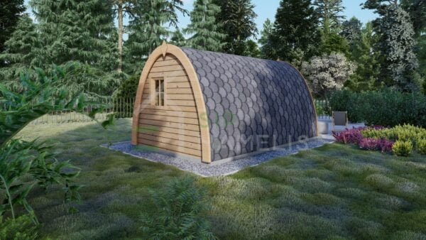 Glamping Pod Eagle 44mm 3x5, 15 m²