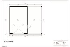 Insulated Garage + Carport Joseph 36m²