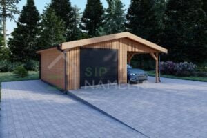 Insulated Garage + Carport Victoria 36m²