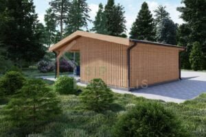 Insulated Garage + Carport Victoria 36m²