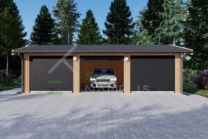 Insulated Triple Garage Aeropos 47m²