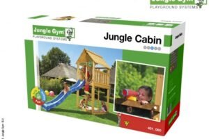 Jungle Gym Cabin - Children's Playground with Slide