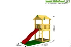 Jungle Gym Casa - Children's Playhouse with Slide