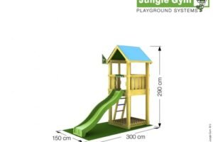 Jungle Gym Castle - Children's Playground with Slide