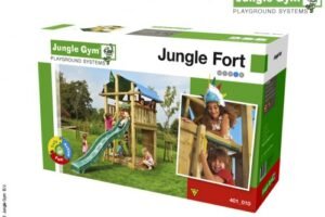 Jungle Gym Fort - Children's Playhouse with Slide