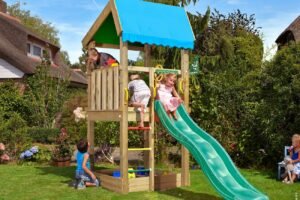 Jungle Gym Home - Children's Playhouse with Slide